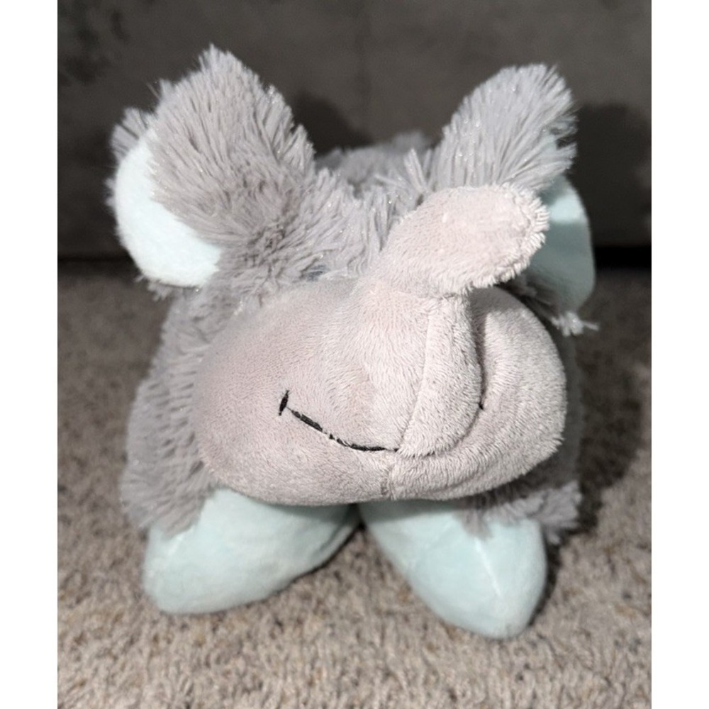 Pillow Pets Pee Wee Purple Nutty Elephant‎ Plush 2010